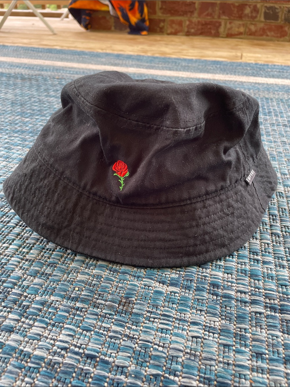 Empyre Black Bucket Hat with White Logo Tag